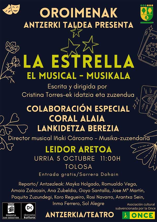 La estrella - Teatro musical - Tolosa 2024